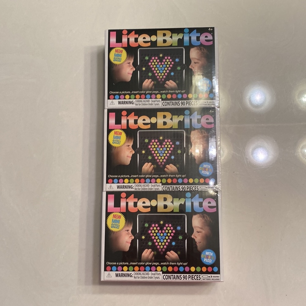 Lite brite mini 3 pack stocking stuffer - Picture 4 of 7